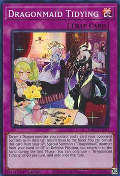 Dragonmaid Tidying (V.1) RA04-EN102 Super Rare Englisch