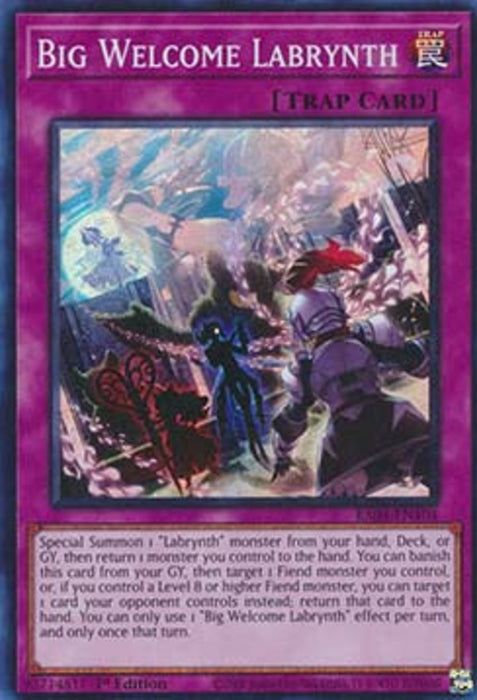 Big Welcome Labrynth (V.1) RA04-EN104 Super Rare Englisch