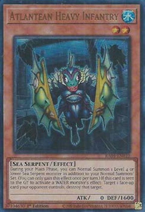 Atlantean Heavy Infantry (V.2) RA04-EN010 Ultra Rare Englisch