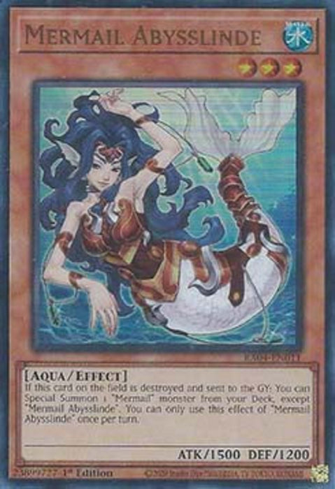 Mermail Abysslinde (V.2) RA04-EN011 Ultra Rare Englisch