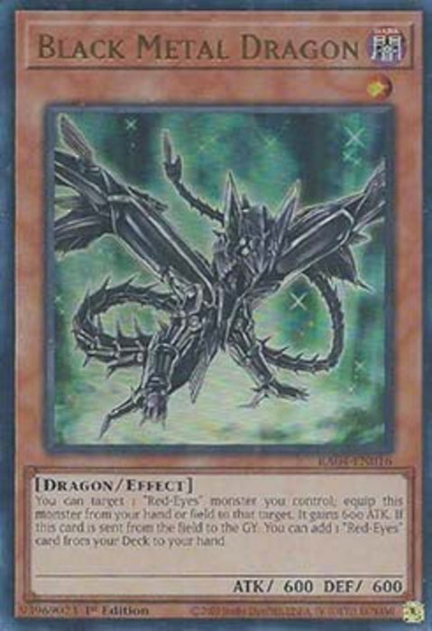 Black Metal Dragon (V.2) RA04-EN016 Ultra Rare Englisch