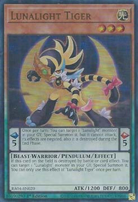 Lunalight Tiger (V.2) RA04-FR020 Ultra Rare Französisch