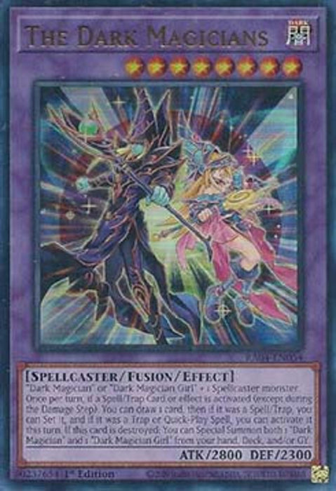 The Dark Magicians (V.2) RA04-FR054 Ultra Rare Französisch