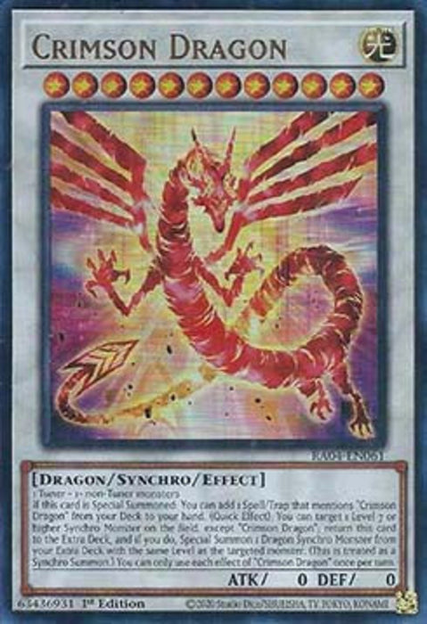 Crimson Dragon (V.2) RA04-FR061 Ultra Rare Französisch