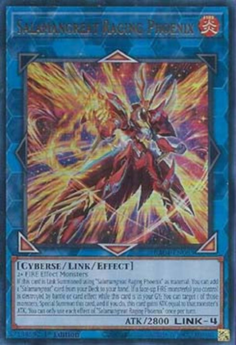 Salamangreat Raging Phoenix (V.2) RA04-FR083 Ultra Rare Französisch