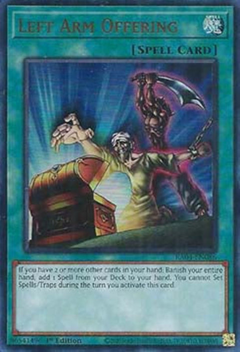 Left Arm Offering (V.2) RA04-EN086 Ultra Rare Englisch