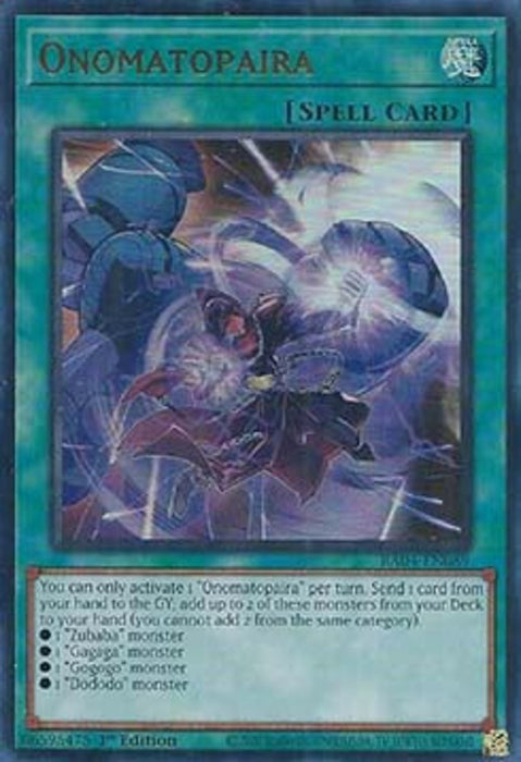 Onomatopaira (V.2) RA04-EN089 Ultra Rare Englisch