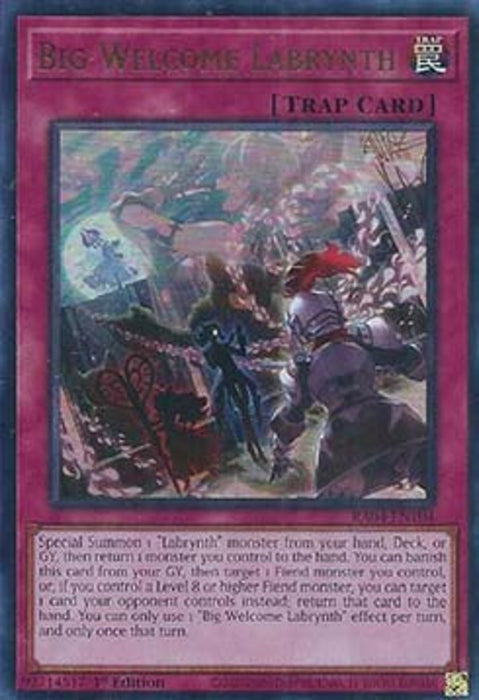 Big Welcome Labrynth (V.2) RA04-EN104 Ultra Rare Englisch