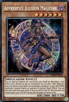 Apprentice Illusion Magician (V.3) RA04-EN023 Secret Rare Englisch