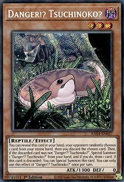 Danger!? Tsuchinoko? (V.3) RA04-EN027 Secret Rare Englisch