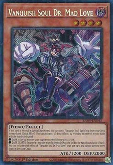 Vanquish Soul Dr. Mad Love (V.3) RA04-FR045 Secret Rare Französisch