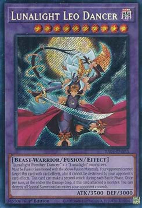 Lunalight Leo Dancer (V.3) RA04-FR053 Secret Rare Französisch