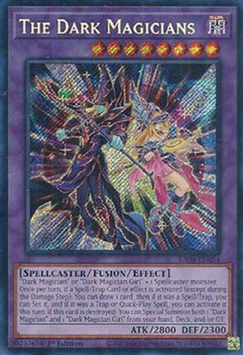 The Dark Magicians (V.3) RA04-EN054 Secret Rare Englisch