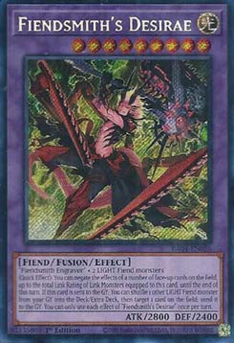 Fiendsmith's Desirae (V.3) RA04-EN056 Secret Rare Englisch