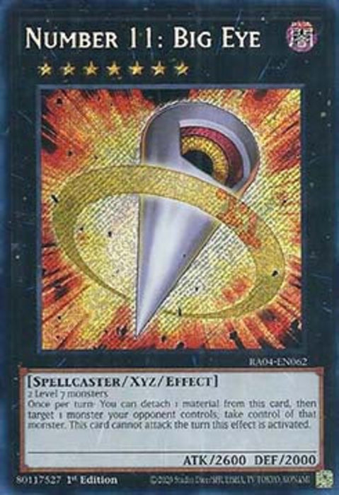 Number 11: Big Eye (V.3) RA04-FR062 Secret Rare Französisch