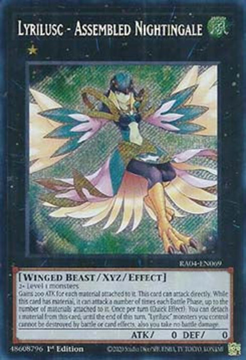 Lyrilusc - Assembled Nightingale (V.3) RA04-FR069 Secret Rare Französisch
