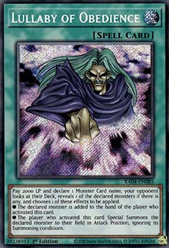 Lullaby of Obedience (V.3) RA04-EN085 Secret Rare Englisch