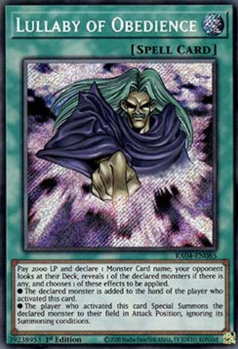 Lullaby of Obedience (V.3) RA04-EN085 Secret Rare Englisch