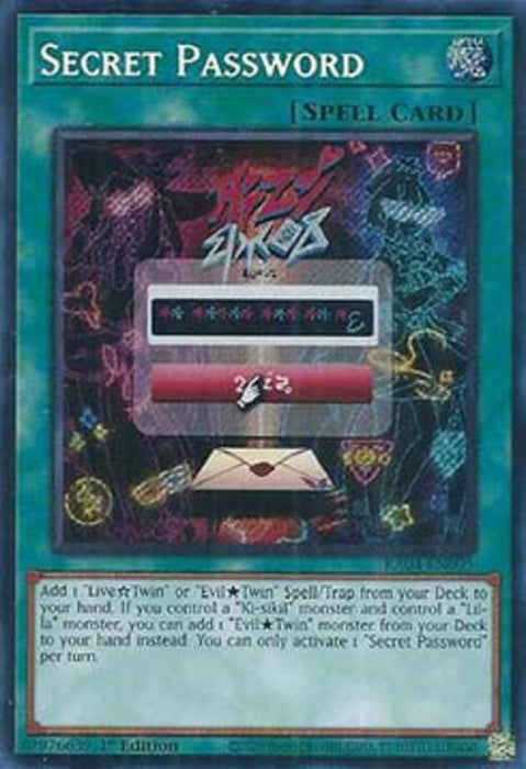 Secret Password (V.3) RA04-EN095 Secret Rare Englisch