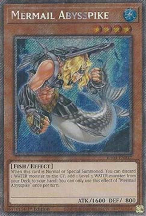 Mermail Abysspike (V.4) RA04-FR012 Platinum Secret Rare Französisch