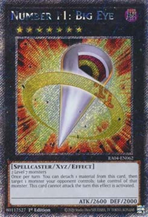 Number 11: Big Eye (V.4) RA04-FR062 Platinum Secret Rare Französisch