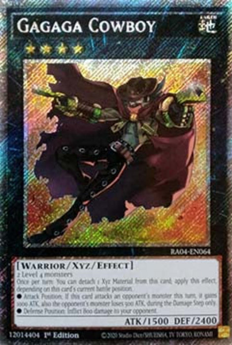 Gagaga Cowboy (V.4) RA04-FR064 Platinum Secret Rare Französisch