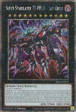 Super Starslayer TY-PHON - Sky Crisis (V.4) RA04-FR072 Platinum Secret Rare Französisch