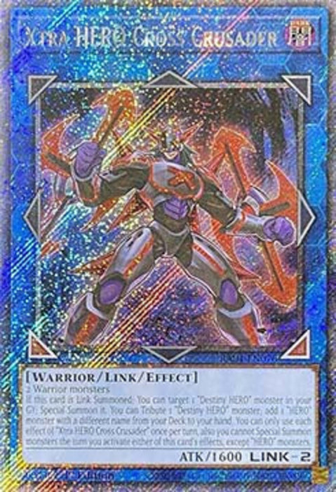 Xtra HERO Cross Crusader (V.4) RA04-FR076 Platinum Secret Rare Französisch