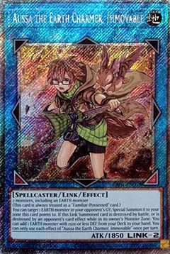 Aussa the Earth Charmer, Immovable (V.4) RA04-FR078 Platinum Secret Rare Französisch