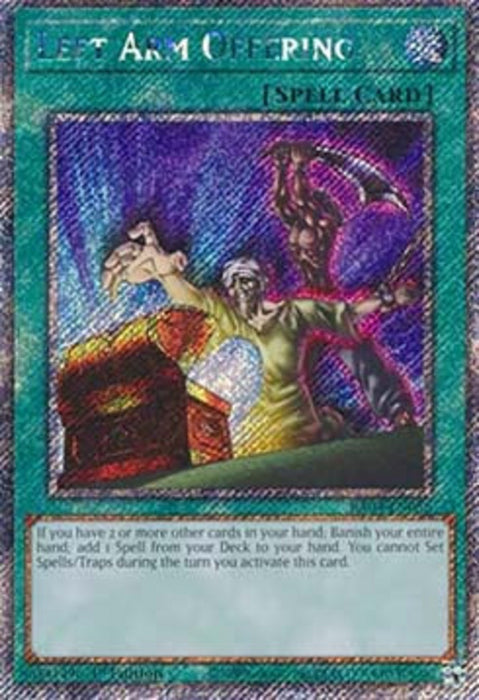Left Arm Offering (V.4) RA04-FR086 Platinum Secret Rare Französisch