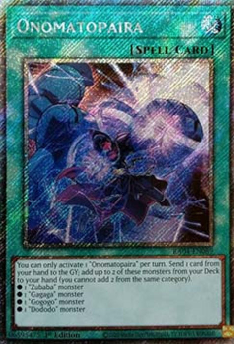 Onomatopaira (V.4) RA04-FR089 Platinum Secret Rare Französisch