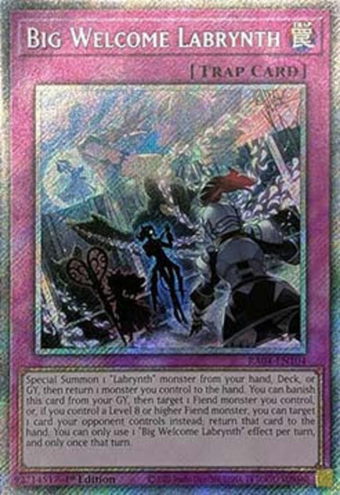 Big Welcome Labrynth (V.4) RA04-FR104 Platinum Secret Rare Französisch