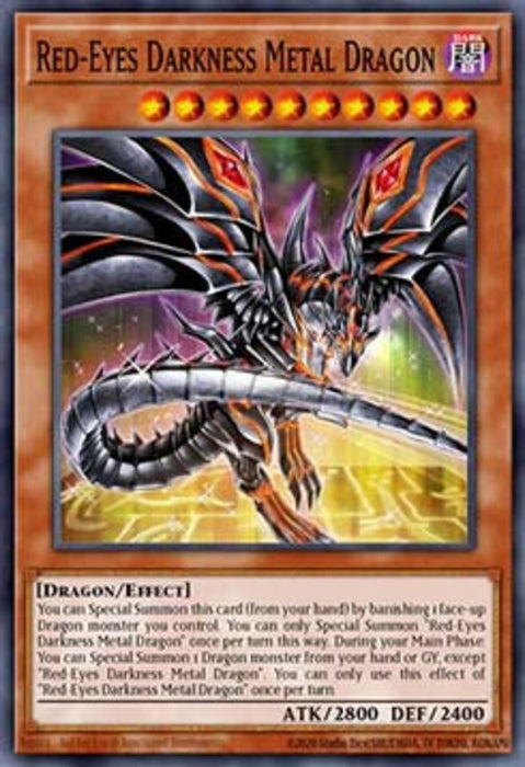 Red-Eyes Darkness Metal Dragon RA04-EN003 Quarter Century Secret Rare Englisch