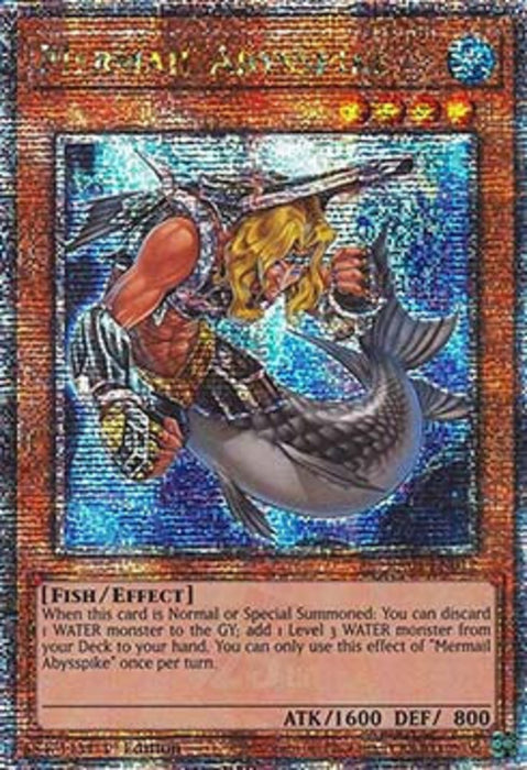 Mermail Abysspike (V.5) RA04-FR012 Quarter Century Secret Rare Französisch