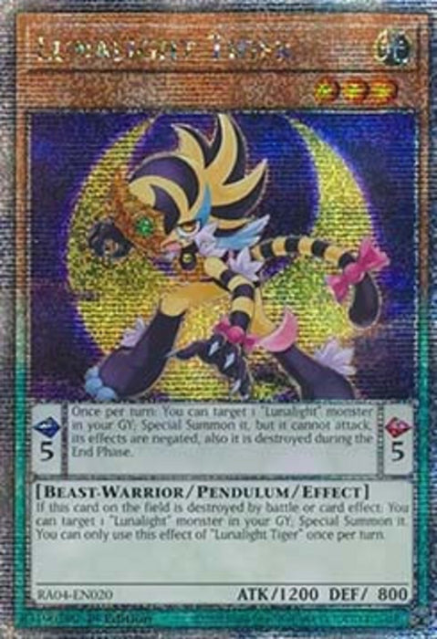 Lunalight Tiger (V.5) RA04-FR020 Quarter Century Secret Rare Französisch