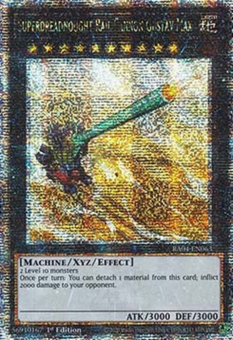 Superdreadnought Rail Cannon Gustav Max (V.5) RA04-FR063 Quarter Century Secret Rare Französisch