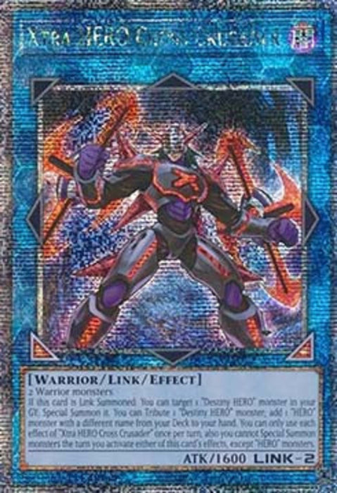 Xtra HERO Cross Crusader (V.5) RA04-FR076 Quarter Century Secret Rare Französisch