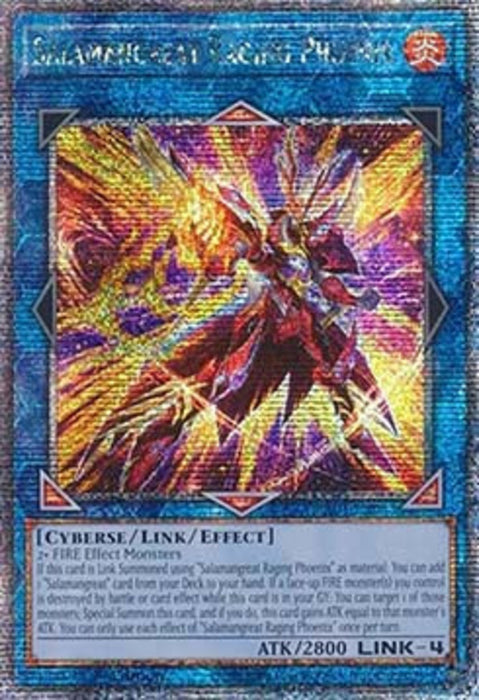 Salamangreat Raging Phoenix (V.5) RA04-FR083 Quarter Century Secret Rare Französisch