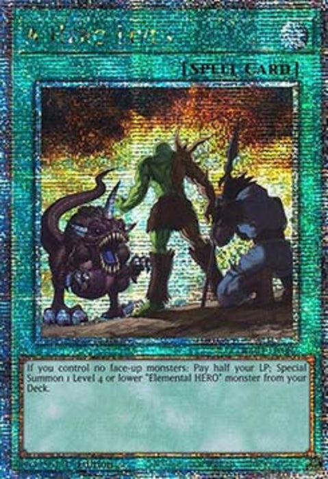 A Hero Lives (V.5) RA04-FR087 Quarter Century Secret Rare Französisch