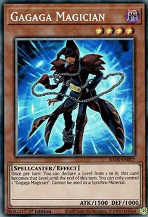 Gagaga Magician (V.6) RA04-EN007 Collectors Rare Englisch