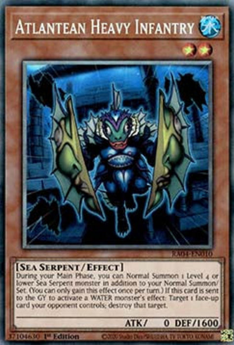 Atlantean Heavy Infantry (V.6) RA04-FR010 Collectors Rare Französisch