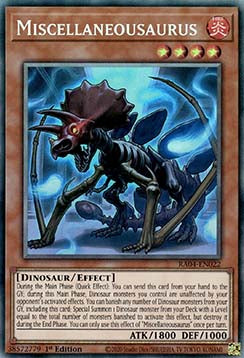 Miscellaneousaurus (V.6) RA04-EN022 Collectors Rare Englisch