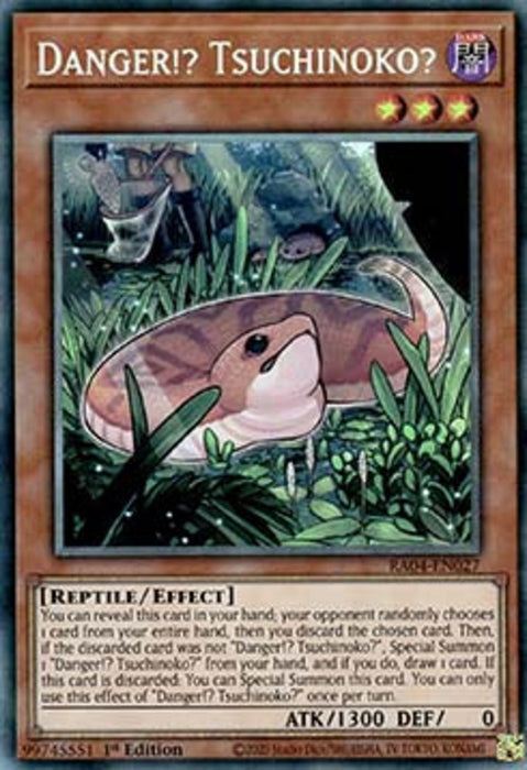 Danger!? Tsuchinoko? (V.6) RA04-FR027 Collectors Rare Französisch