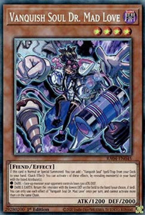 Vanquish Soul Dr. Mad Love (V.6) RA04-FR045 Collectors Rare Französisch