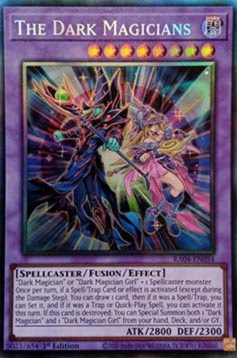The Dark Magicians (V.6) RA04-FR054 Collectors Rare Französisch