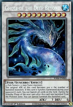 Ghoti of the Deep Beyond (V.6) RA04-EN060 Collectors Rare Englisch