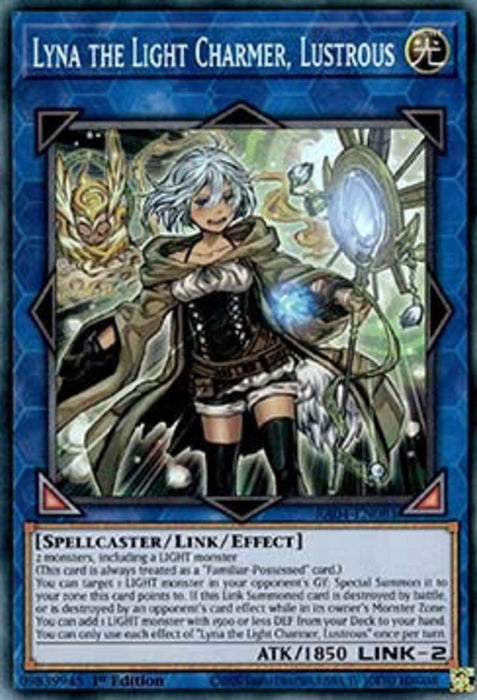 Lyna the Light Charmer, Lustrous (V.6) RA04-EN081 Collectors Rare Englisch