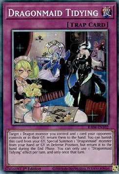 Dragonmaid Tidying (V.6) RA04-EN102 Collectors Rare Englisch