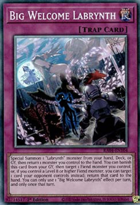 Big Welcome Labrynth (V.6) RA04-EN104 Collectors Rare Englisch