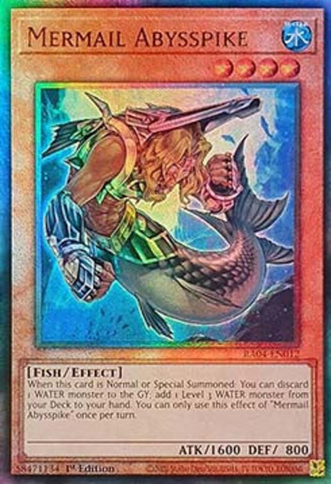 Mermail Abysspike (V.7) RA04-FR012 Ultimate Rare Französisch